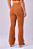 CALCA FLARE 2 BOLSOS COS AJUSTAVEL ANIMAL TEXTURE COBRE - Imagem 5