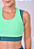 TOP SIGNATURE SAMBA 2 EM 1 DUPLA FACE VERDE MEDITERRANEO / VERDE MENTA - Imagem 6
