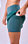 SHORT COM BERMUDA SIGNATURE SAMBA 3 BOLSOS SELADO VERDE MEDITERRANEO - Imagem 3