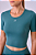 CAMISETA CROPPED SIGNATURE SAMBA  VERDE MEDITERRANEO - Imagem 2