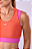 TOP SIGNATURE SAMBA 2 EM 1 DUPLA FACE  ROSA VIOLETA / VERMELHO GRENADINE - Imagem 3