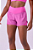SHORT COM BERMUDA SIGNATURE SAMBA 3 BOLSOS SELADO  ROSA VIOLETA - Imagem 1