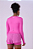 CAMISETA CROPPED SIGNATURE SAMBA MANGA LONGA ROSA VIOLETA - Imagem 4