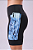 BERMUDA GRIT BOSSA 3 BOLSOS 18CM PRETO / ESTAMPA CELESTE - Imagem 3