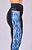 LEGGING GRIT BOSSA 3 BOLSOS  PRETO / ESTAMPA CELESTE - Imagem 4