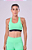 TOP SPRINT GINGA DUPLA FACE  VERDE MENTA / PRETO - Imagem 1