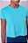 CAMISETA CROPPED KEEP COOL CUT UV50 AZUL PACIFIC - Imagem 2