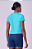CAMISETA CROPPED KEEP COOL CUT UV50 AZUL PACIFIC - Imagem 3