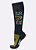 MEIA HUPI RUN COLORS PRETA LONGA TAM.: UNICO - Imagem 1