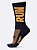 MEIA HUPI RUN PRETO/LARANJA TAM.: UNICO - Imagem 1