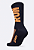 MEIA HUPI RUN PRETO/LARANJA TAM.: UNICO - Imagem 2