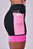 BERMUDA GRIT BOSSA 3 BOLSOS 15CM PRETO/ROSA MALVA/PINK FLUOR - Imagem 2