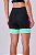 BERMUDA GRIT BOSSA 3 BOLSOS 15CM PRETO/PINK FLUOR/VERDE MENTA - Imagem 2