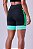 BERMUDA GRIT BOSSA 3 BOLSOS 18CM PRETO/VERDE VIBRANTE/VERDE MENTA - Imagem 2