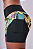 SHORT COM BERMUDA SIGNATURE SAMBA 3 BOLSOS SELADO PRETO/ESTAMPA FESTA - Imagem 6