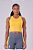 TOP CROPPED GRIT BOSSA 1 BOLSAO AMARELO VIVO - Imagem 1