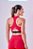 TOP SPRINT GINGA DUPLA FACE VERMELHO SALSA/PRETO - Imagem 2