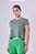 CAMISETA CROPPED KEEP COOL CUT UV50 VERDE CACTO - Imagem 1