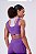 TOP SIGNATURE SAMBA 2 EM 1 DUPLA FACE FEM ROXO/LILAS - Imagem 2
