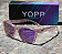 Óculos de Sol Yopp Polarizado Uv400 Glitter Roxo - Imagem 3