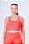 Top Authen Essencial Run Cropped Lenghty Hibiscus - Imagem 1