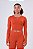 CAMISETA CROPPED SIGNATURE SAMBA MANGA LONGA LARANJA ESCURO - Imagem 1