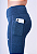 LEGGING THERMAL PROTECT C/ ZIPER REFLETIVO AZUL MARINHO - Imagem 2