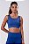 TOP SIGNATURE SAMBA RETO DUPLA FACE AZUL BIC / ROSA POP - Imagem 1
