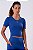 CAMISETA CROPPED SIGNATURE SAMBA AZUL BIC - Imagem 1