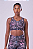 TOP ZIPPY AJUSTAVEL 1 BOLSO NADADOR PRINT ESTAMPA FLORA - Imagem 1