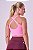 TOP CROPPED ESSENTIAL RUN LENGHTY ROSA CUTE - Imagem 2