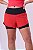 SHORT COM BERMUDA SIGNATURE SAMBA 3 BOLSOS SELADO VERMELHO ESCURO / PRETO - Imagem 1