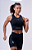 TOP CROPPED GRIT BOSSA 1 BOLSAO PRETO - Imagem 2