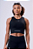TOP CROPPED GRIT BOSSA 1 BOLSAO PRETO - Imagem 5