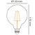 Lampada Filamento Carbono G125 Led 4w 2200k E27 Bivolt - Imagem 2
