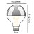 Lampada Filamento Carbon Led G95 Defletora 6w 2400k E27 Bivolt - Imagem 2