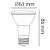 Lampada PAR20 Ambar Led 24º 6W E27 Bivolt - Imagem 2