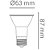 Lâmpada PAR20 Dimerizavel Led 6W 2700K - Bivolt - Imagem 2
