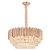 Lustre Redondo Cristal Ø78x40cm Dourado para 21 Lampadas E14 - Imagem 1