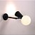 Arandela AR1628 Preta com Dois Focos de Luz Direcionaveis 22x20x17cm para 1 Lampada G9 e GU10 Bivolt - Imagem 2