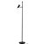 Coluna 1630 Preta com Dois Focos de Luz Direcionaveis 163cm para 1 Lampada G9 e  GU10 Bivolt - Imagem 1