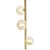 Pendente Orbit 26x22x75cm Dourado para 4 Lampadas G9 - Imagem 2