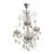 Lustre Classico Vela Cristal 75x50cm Champanhe Cristal para 3x Lampadas E-14 - Imagem 2