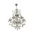 Lustre Classico Vela Cristal 80x60cm Champanhe para 6x Lampadas E-14 Bivolt - Imagem 1