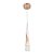 Pendente 9016 35x6cm Rose Gold com Led Integrado 7w  Bivolt - Imagem 1