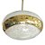 Pendente MD9015 8X13cm Dourado com Led Integrado 8w Bivolt - Imagem 2