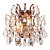 Arandela 40089 HSR Rose Gold 30x30cm para 2x Lampadas E-14 Bivolt - Imagem 1