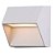 Balizador de Parede Branco 8x8x5,5cm com Led Integrado 1,5w - Imagem 1