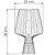 Abajur Imbuia com Vidro Branco Fosco 35x22 Diametro para 1 Lampada E27 Bivolt - Imagem 3