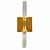 Arandela DCB021110 Dourada Cristal 12x33cm com Led Integrado 5w 3000k Bivolt - Imagem 1